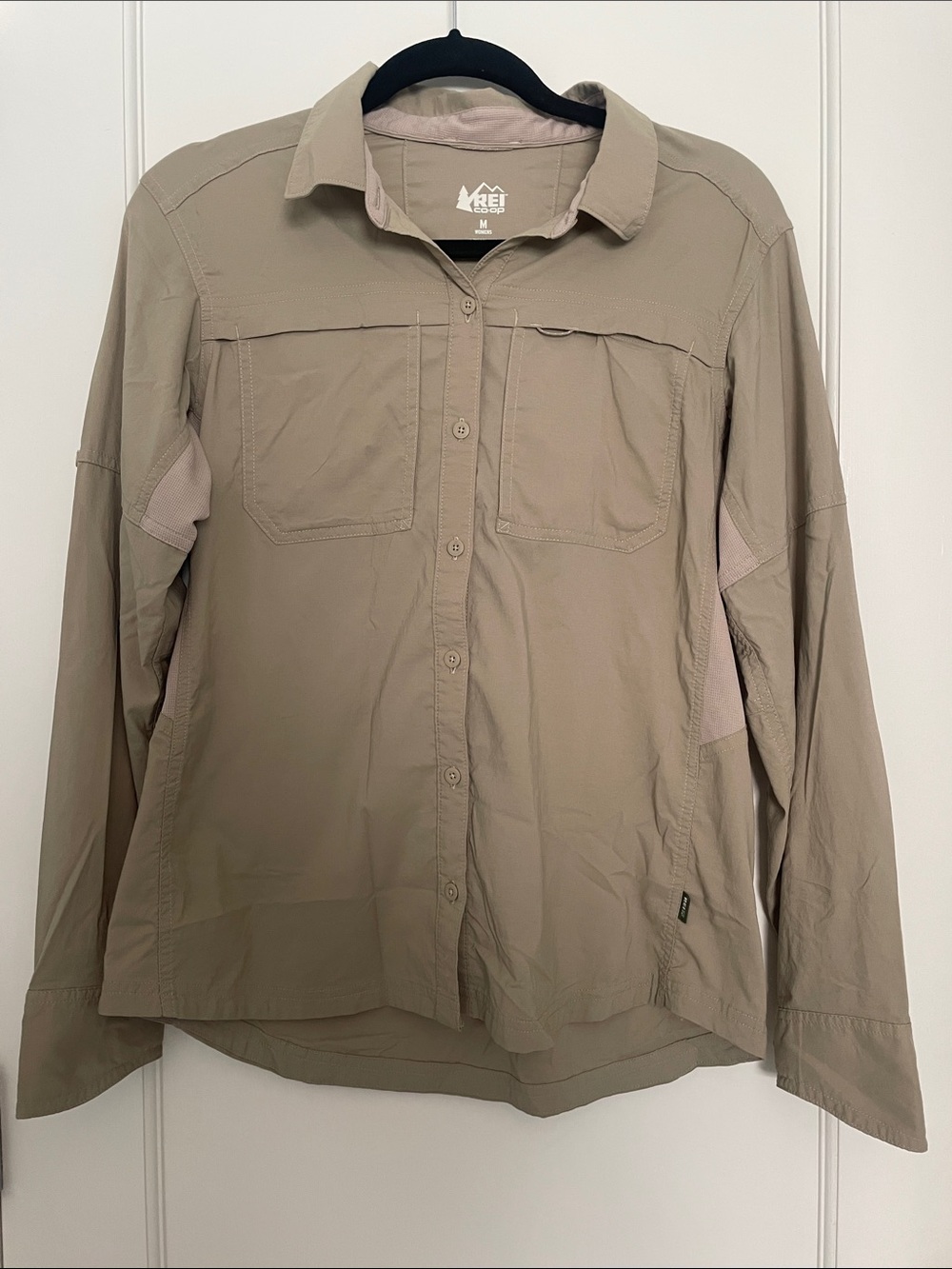 REI Men’s Lightweight Shirt Jacket - Khaki/Tan